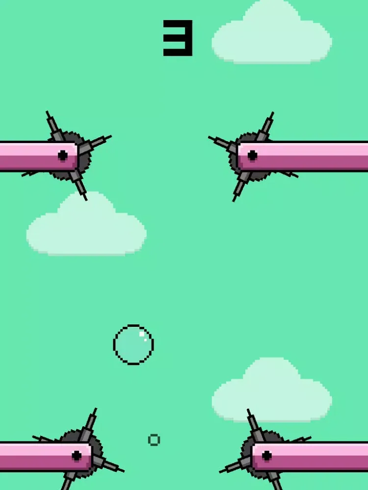 Floaty Bubble - Fly High and Free iPad  स्क्रीनशॉट