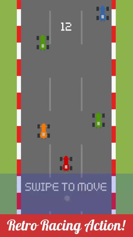 Tangkapan layar Retro Speed Racing