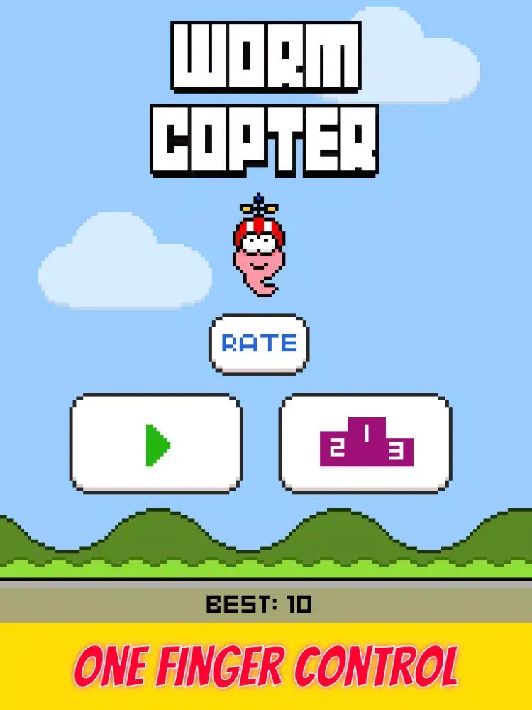 صور Worm Copter – Flying Fun! iPad 