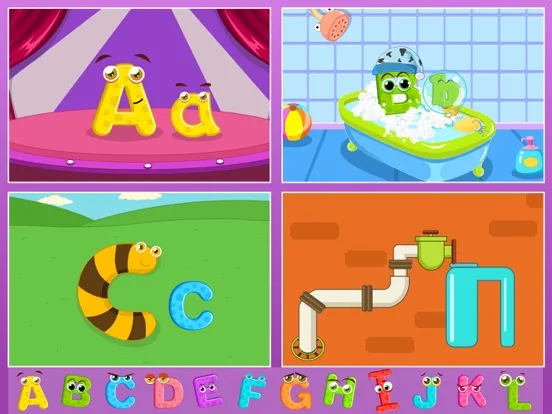 Baby Learn Letters abc english iPad  স্ক্রিনশট