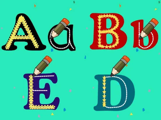 Baby Learn Letters abc english iPad  স্ক্রিনশট