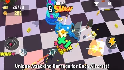 ภาพหน้าจอของ Aero Smash - open fire
