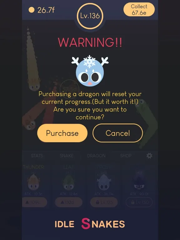 Zrzuty ekranu Idle Snakes-Control Balls iPad 