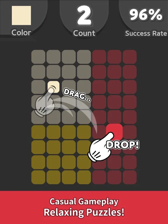 Color Pop! Slide Puzzle iPad  Screenshots