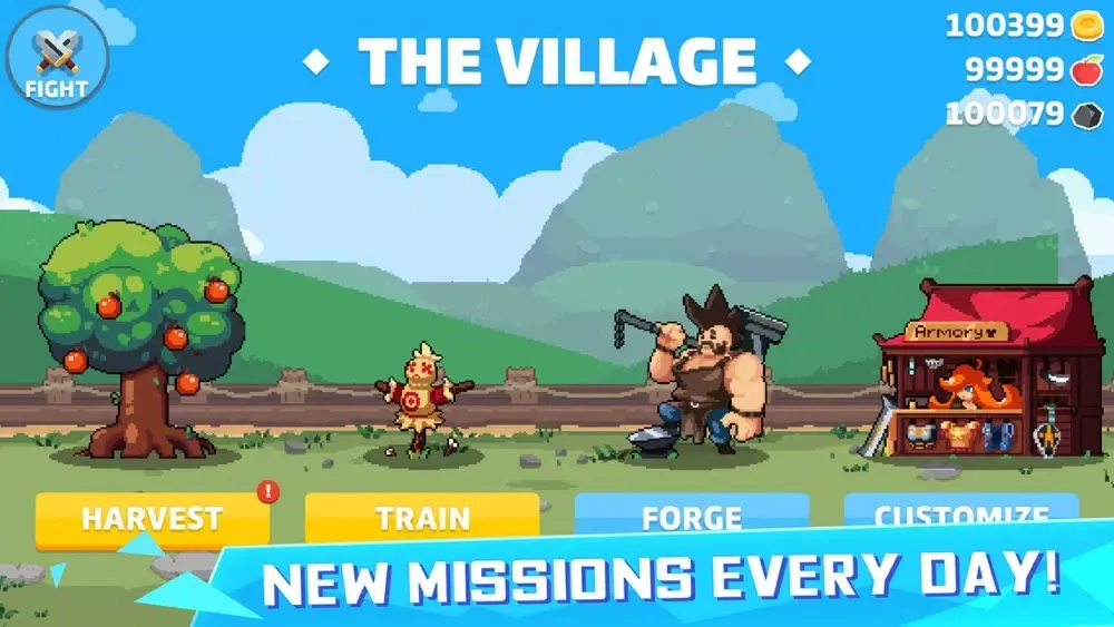 Screenshot di Hair Dash-Hero Battle
