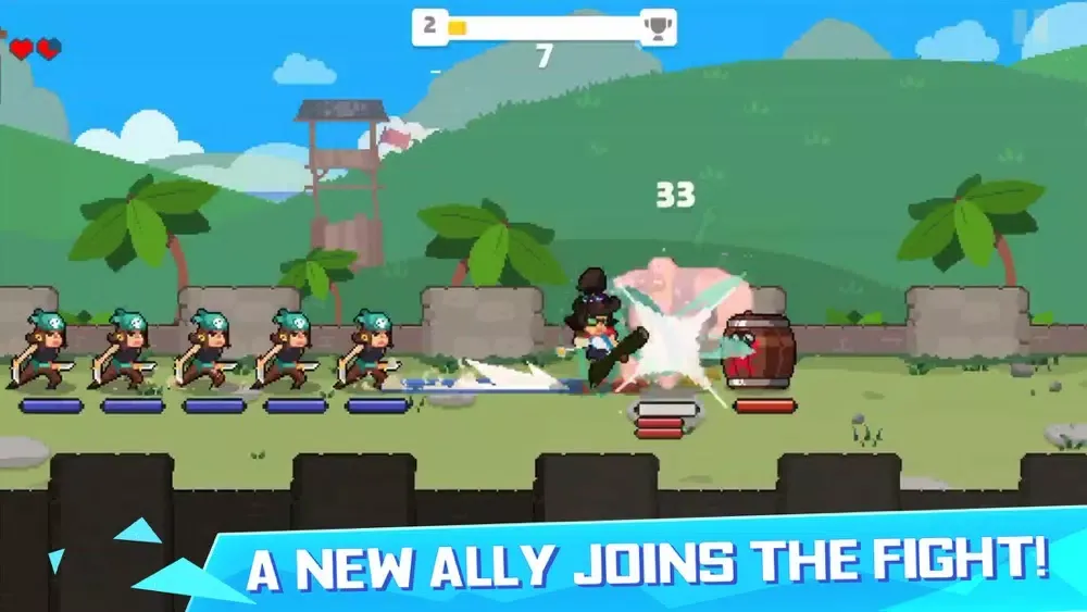 Screenshot di Hair Dash-Hero Battle