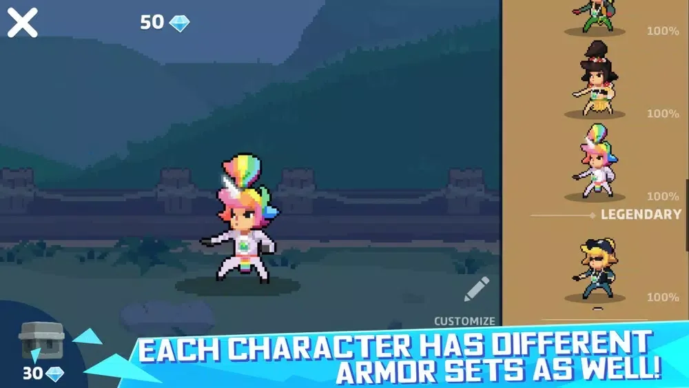 Screenshot di Hair Dash-Hero Battle