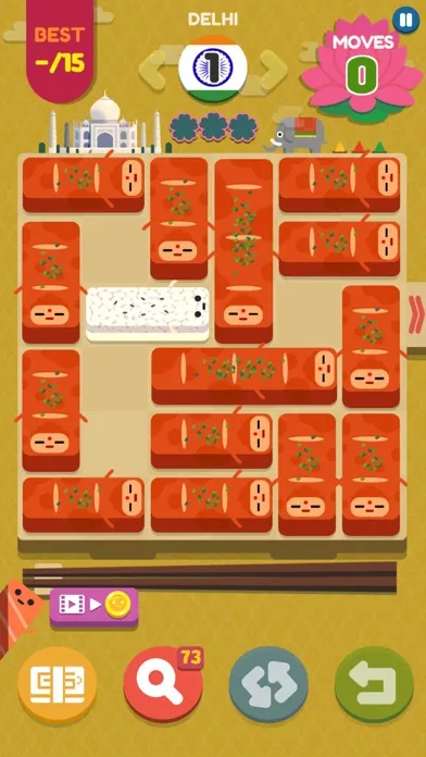 Capturas de pantalla de Push Sushi - slide puzzle