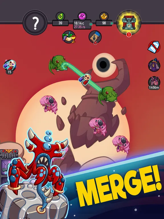 Tangkapan skrin Tap Temple: Monster Clicker iPad 