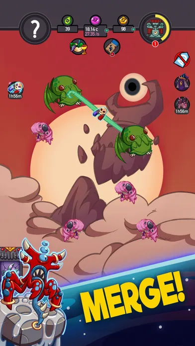 Tangkapan skrin Tap Temple: Monster Clicker