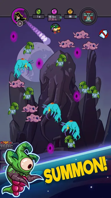 Tangkapan skrin Tap Temple: Monster Clicker