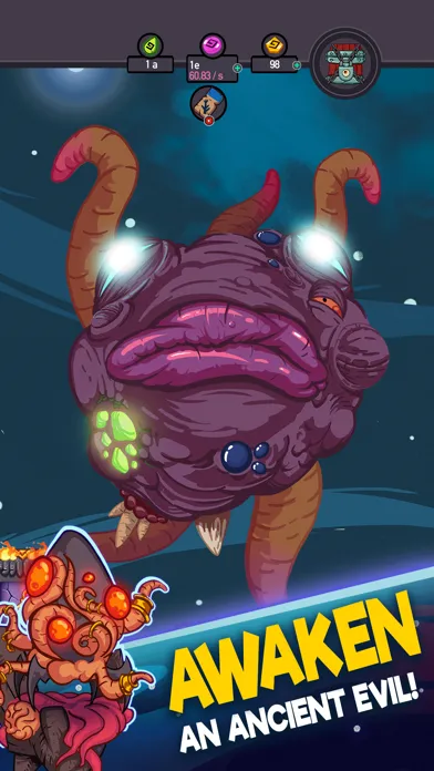 Tangkapan skrin Tap Temple: Monster Clicker