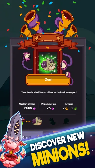 Tangkapan skrin Tap Temple: Monster Clicker