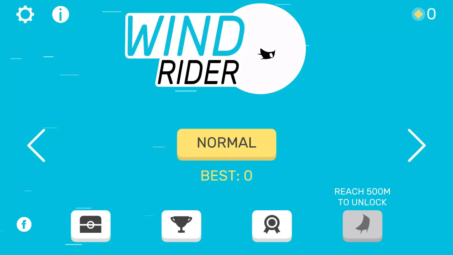 Capturas de tela do Wind Rider
