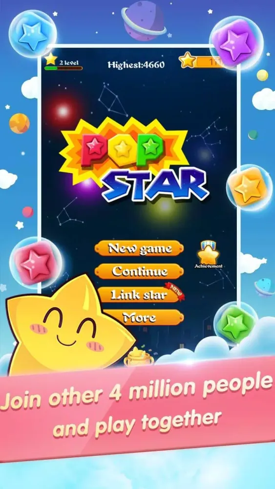Tangkapan layar PopStar!