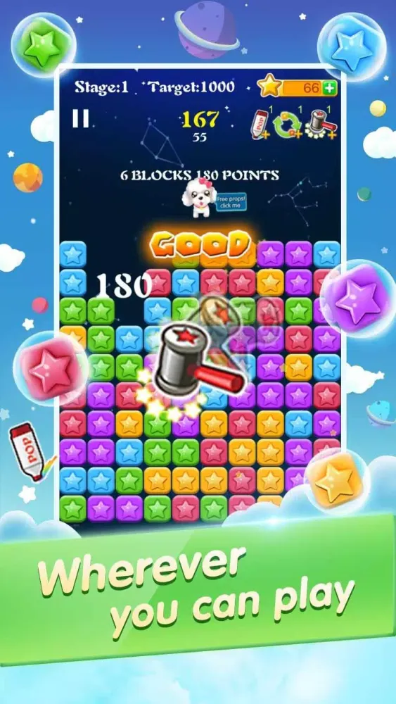 Tangkapan layar PopStar!