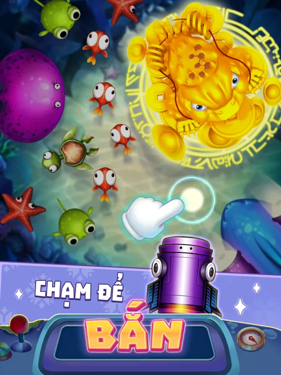 Ảnh chụp màn hình của FishFire ZingPlay iPad 