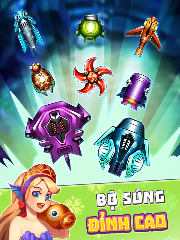 Ảnh chụp màn hình của FishFire ZingPlay iPad 