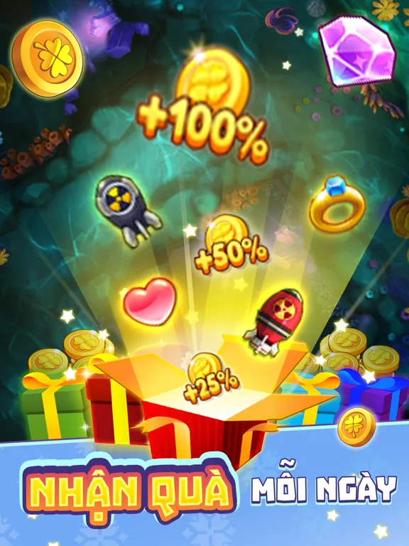 Ảnh chụp màn hình của FishFire ZingPlay iPad 