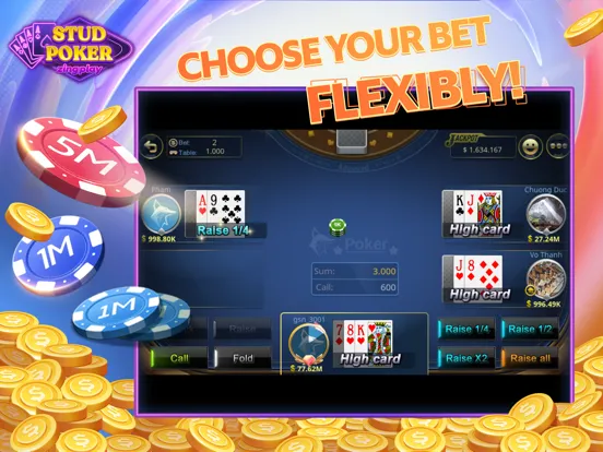 Capturas de pantalla de Stud Poker ZingPlay: 5 cards iPad 