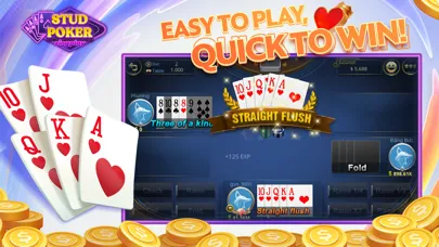 Capturas de pantalla de Stud Poker ZingPlay: 5 cards