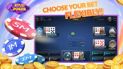 Capturas de pantalla de Stud Poker ZingPlay: 5 cards