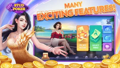 Capturas de pantalla de Stud Poker ZingPlay: 5 cards