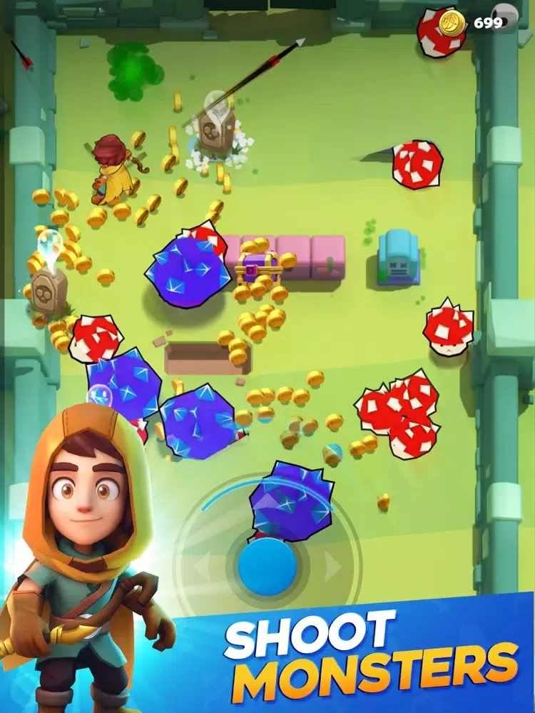 ByeBye Monster-shooting game iPad  Screenshots