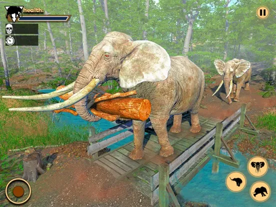 Wild Animal Elephant Simulator iPad  Ekran Görüntüleri