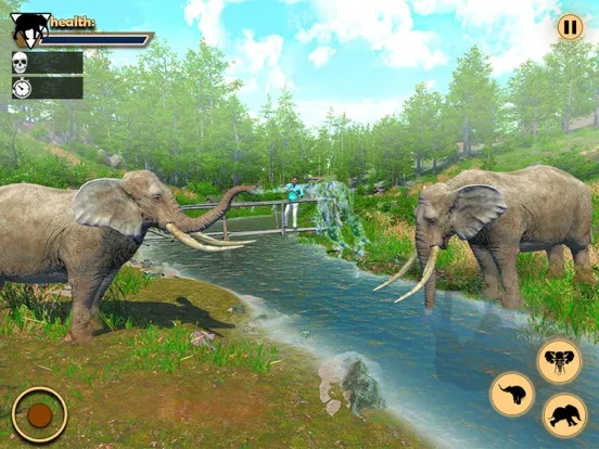 Wild Animal Elephant Simulator iPad  Ekran Görüntüleri