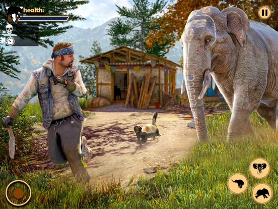 Wild Animal Elephant Simulator iPad  Ekran Görüntüleri