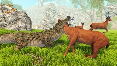ภาพหน้าจอของ Hungry Crocodile Simulator