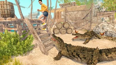 ภาพหน้าจอของ Hungry Crocodile Simulator