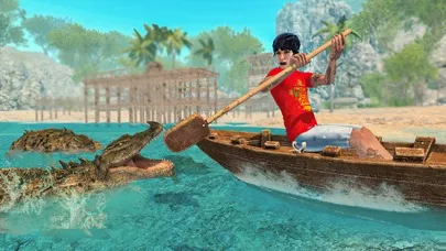 ภาพหน้าจอของ Hungry Crocodile Simulator