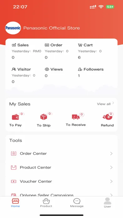 Onlynee Shop MY Seller Center স্ক্রিনশট