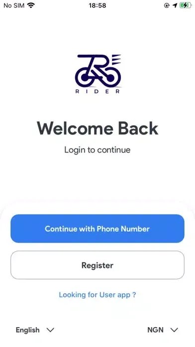 Zride logistics Rider سکرین شاٹس