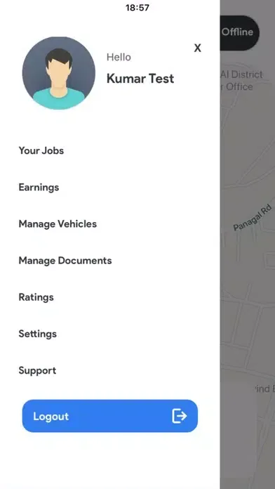 Zride logistics Rider سکرین شاٹس