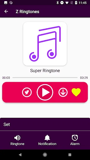 Ảnh chụp màn hình của Z Ringtones Premium 2024
