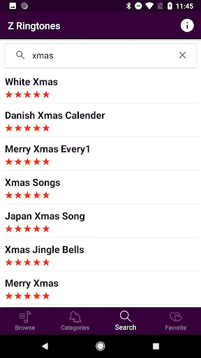 Ảnh chụp màn hình của Z Ringtones Premium 2024