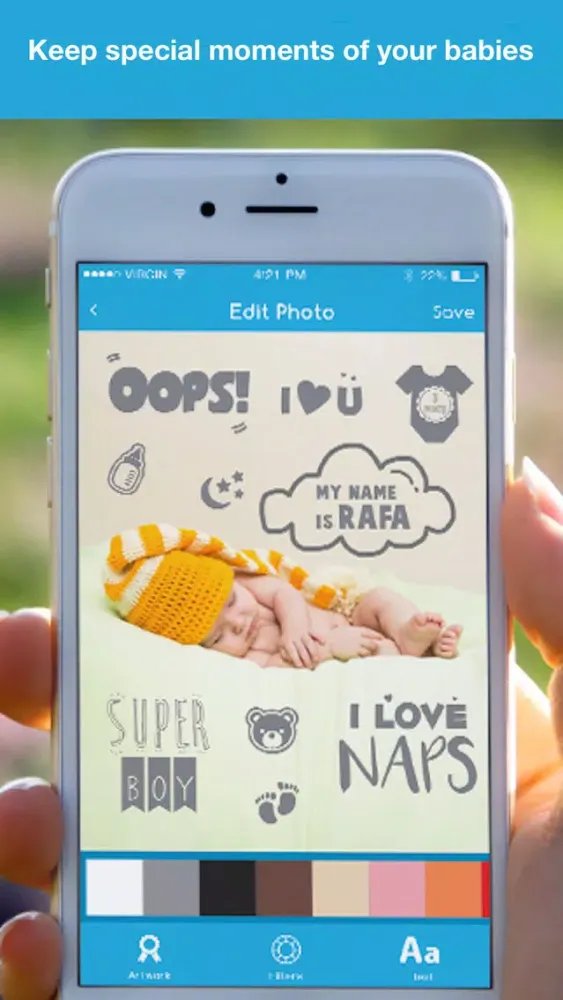 Zrzuty ekranu Baby Studio Pro - Pregnancy, Baby Milestones Pics