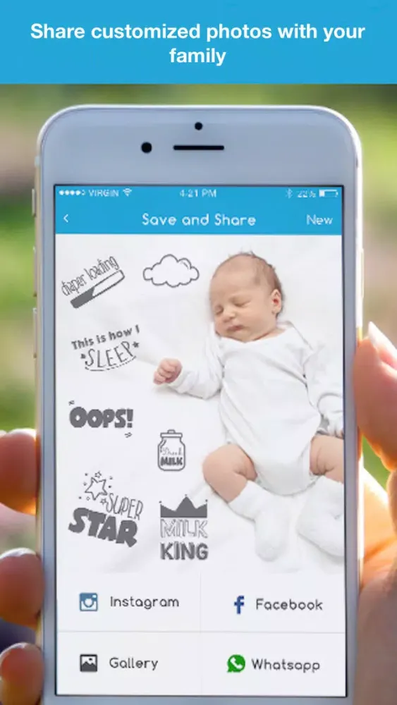 Zrzuty ekranu Baby Studio Pro - Pregnancy, Baby Milestones Pics