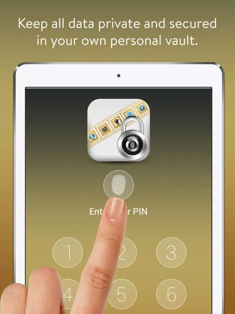 Vault Secure Pro – Secure Hide Keep Personal Photo iPad  스크린샷