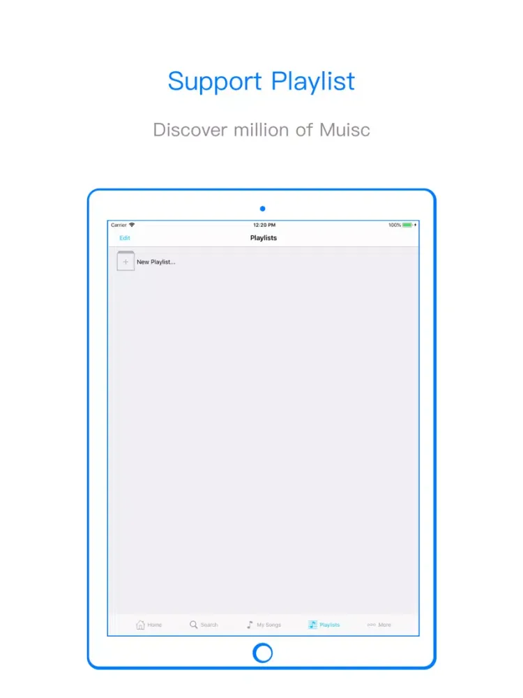Capturas de tela do Music Player-Mp3 Stream Player iPad 