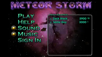 Meteor Storm Classic 스크린샷