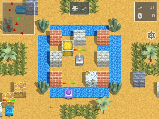 Capturas de tela do Tank World X iPad 