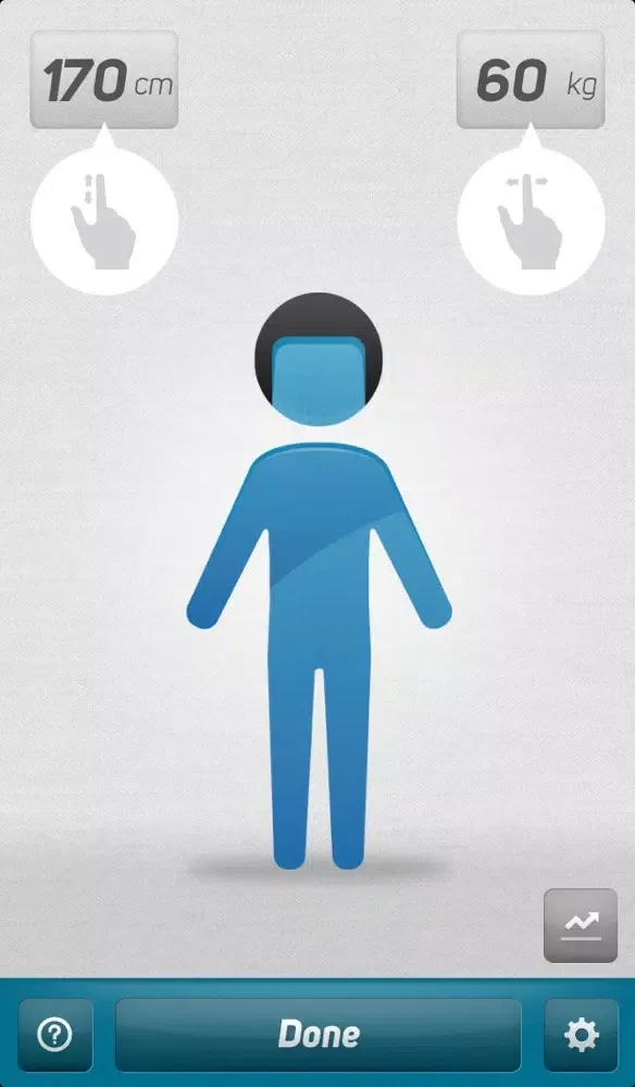 Capturas de tela do BMIndex - Calculate your BMI and share with others