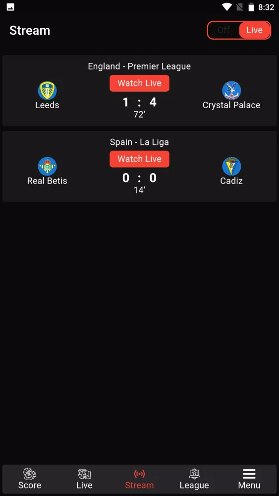 Football Live tv 2023 Screenshots