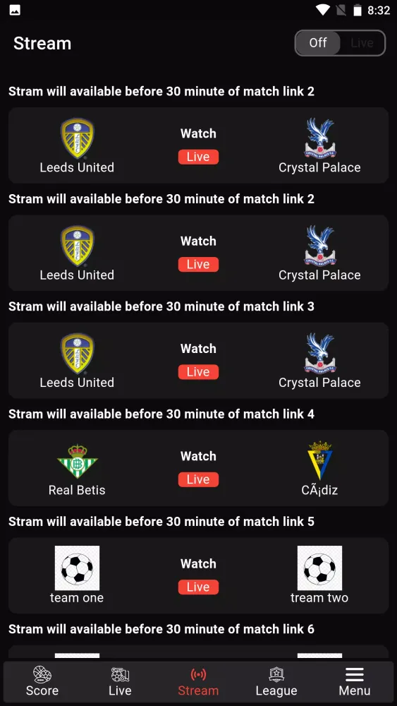 Football Live tv 2023 Screenshots