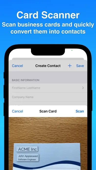 Contacts Journal CRM سکرین شاٹس