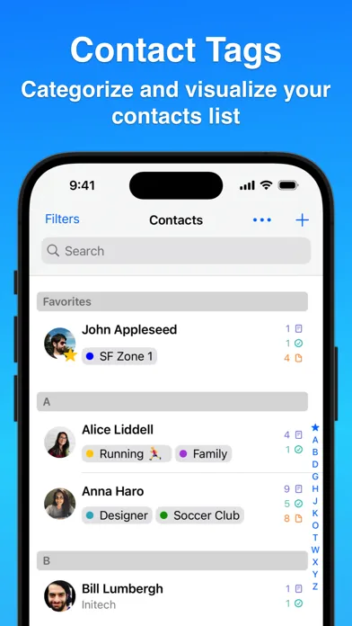 Contacts Journal CRM سکرین شاٹس